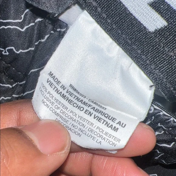 Nike Men's Drifit Black Patterned Athletic Shorts - Picture 7 of 11